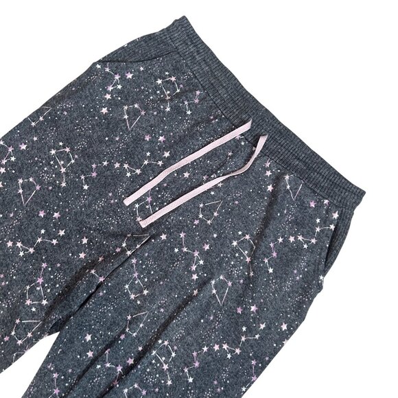 Cuddl Duds Womens L/G 14/16 Gray Constellation Lounge Set Polyester/Spandex 1886 - Picture 7 of 11